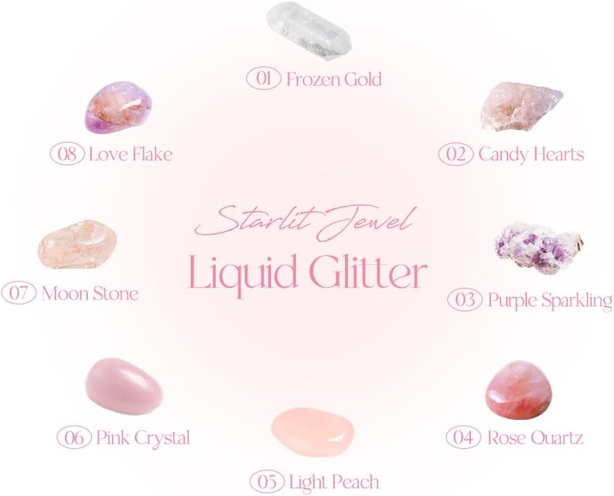 [Dasique] Starlit Jewel Liquid Glitter (01 Frozen Gold)