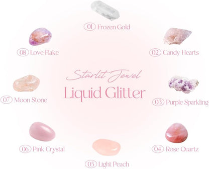 [Dasique] Starlit Jewel Liquid Glitter (01 Frozen Gold)