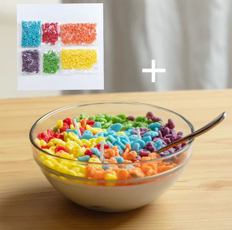 Fruity Pebbles Cereal Candle