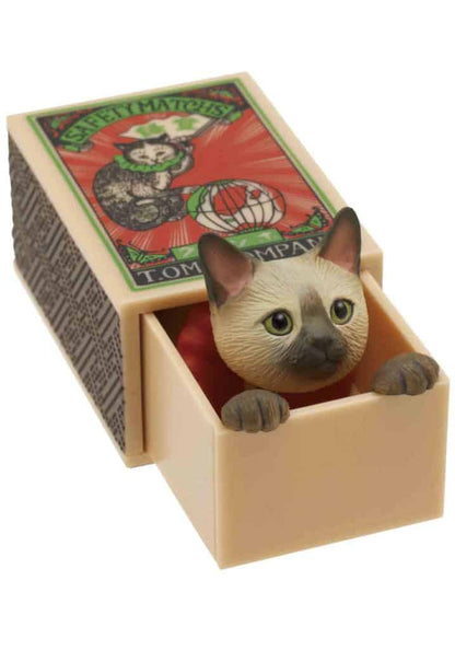Clever Idiots Inc. Cat Peek Matchbox Collection 1Pc Random Blind Box