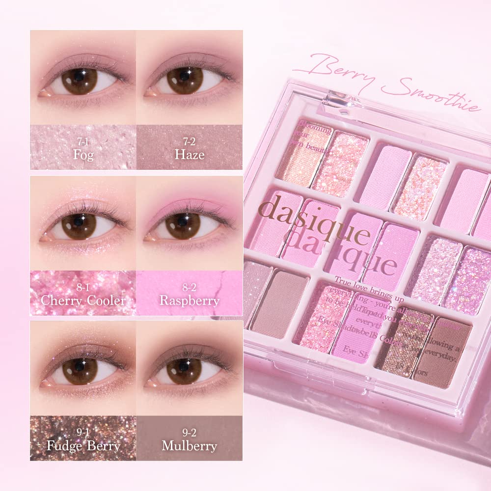 [Dasique] Shadow Palette (18 Berry Smoothie)
