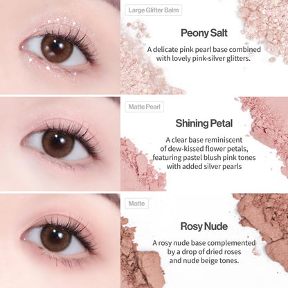 [Unleashia] Glitterpedia Eyeshadow Palette (05 All of Dusty Rose)