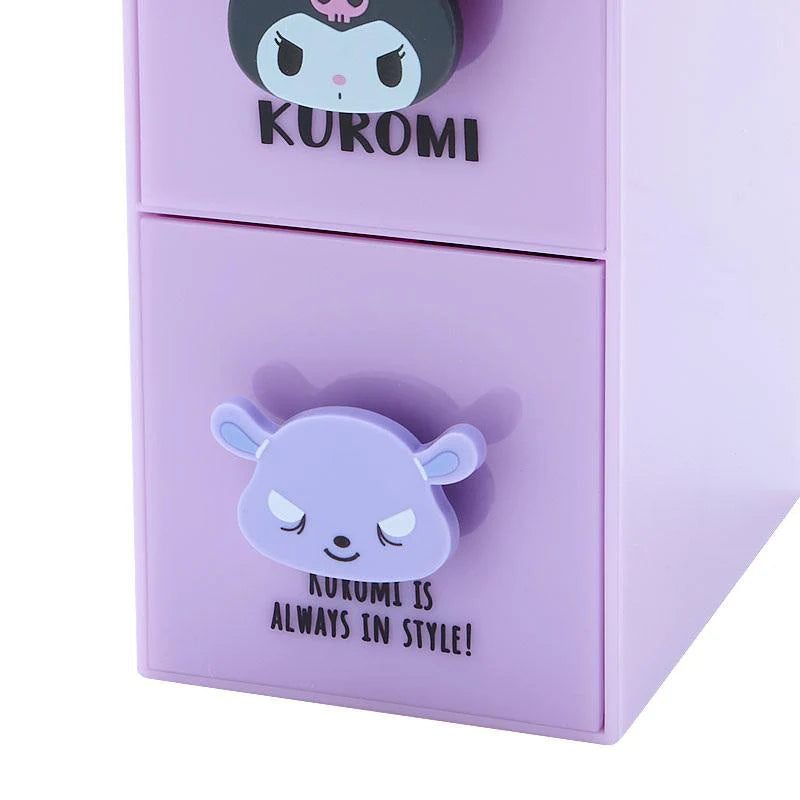 Sanrio Mini Drawers Case - Kuromi