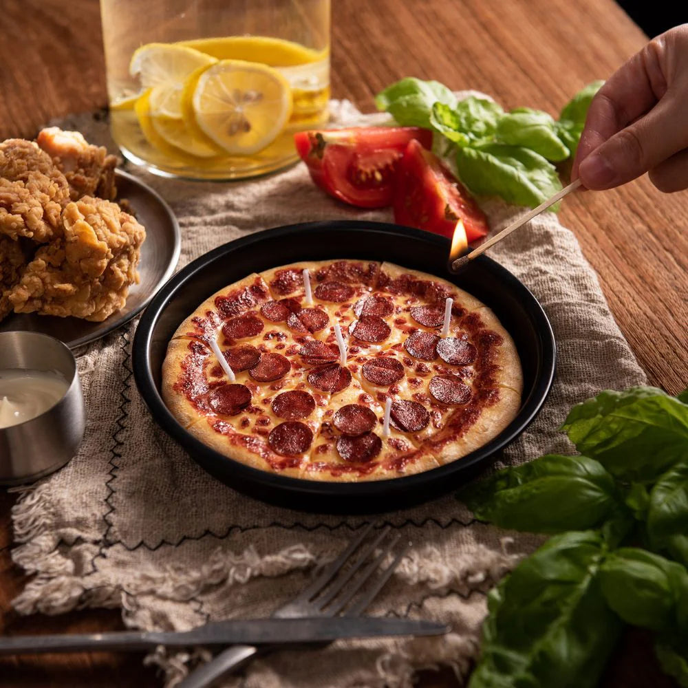 Pepperoni Pizza Candle