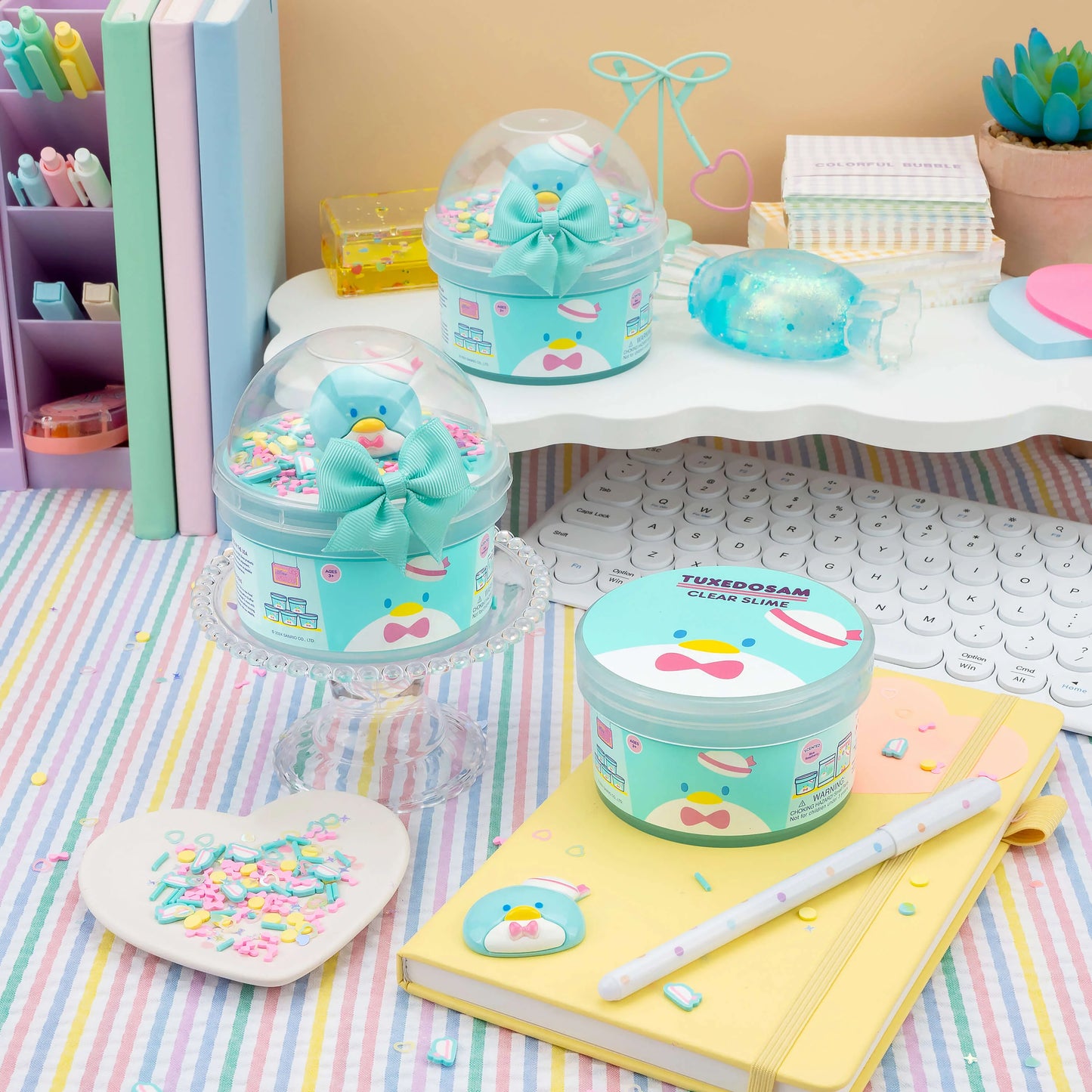 Sanrio® Tuxedosam™ Clear Signature Dome™ Slime