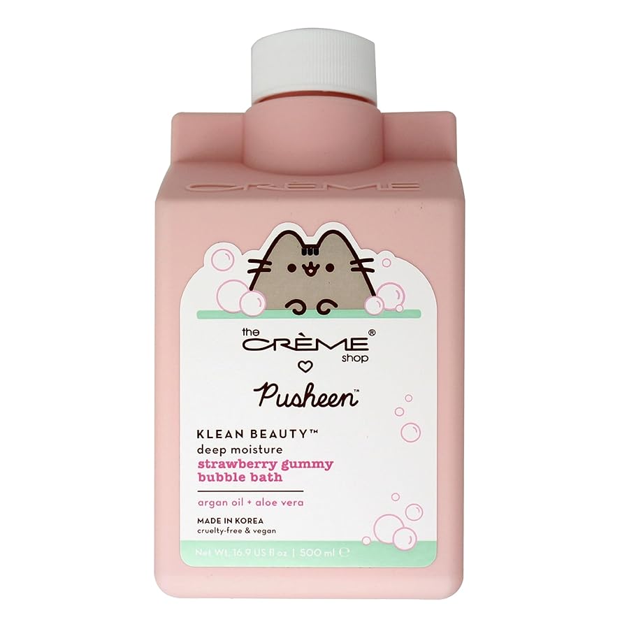 [The Crème Shop] Pusheen | Deep Moisture Bubble Bath Strawberry Gummy