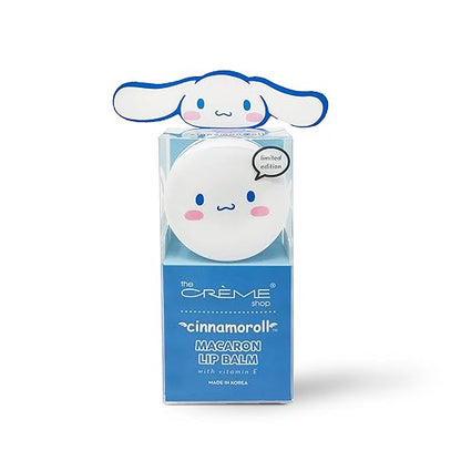 [The Crème Shop] Cinnamorol | Macaron Lip Balm (Cinnamon Roll)