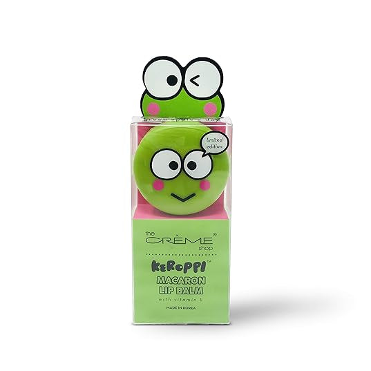 [The Crème Shop] Keroppi | Macaron Lip Balm (Green Apple A Day)