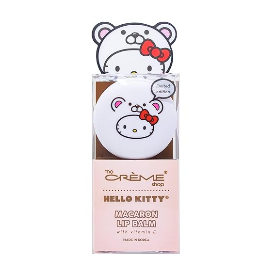 [The Crème Shop] Hello Kitty | Macaron Lip Balm (White Chocolate)