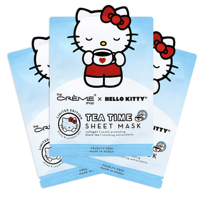 [The Crème Shop] Hello Kitty | Tea Time Sheet Mask (3 Pack)