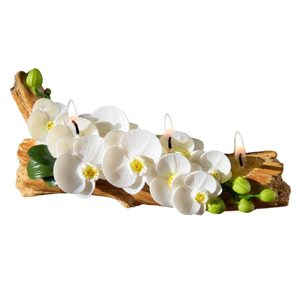 White Orchid Blossom Candle