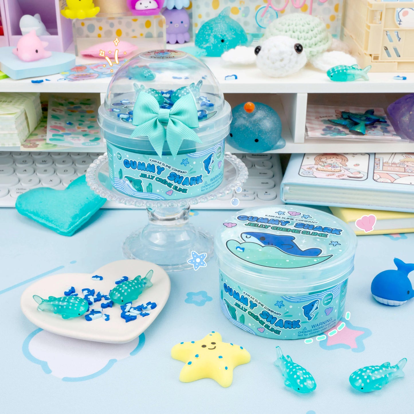 Gummy Shark Jelly Creme Signature Dome™ Slime