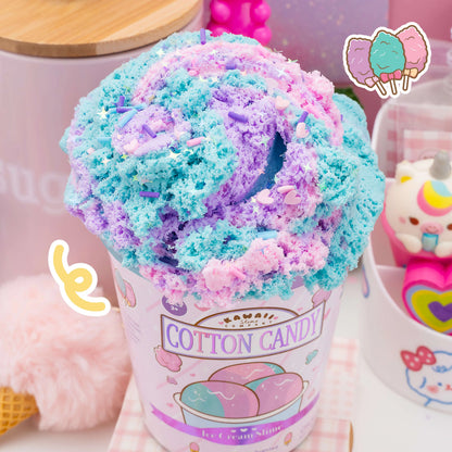 Cotton Candy Scented Ice Cream Pint Slime