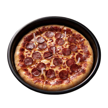 Pepperoni Pizza Candle