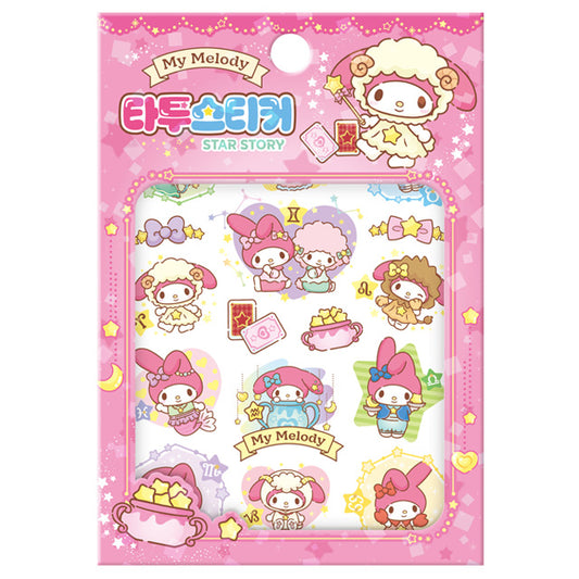 My Melody Star Story Tattoo Sticker