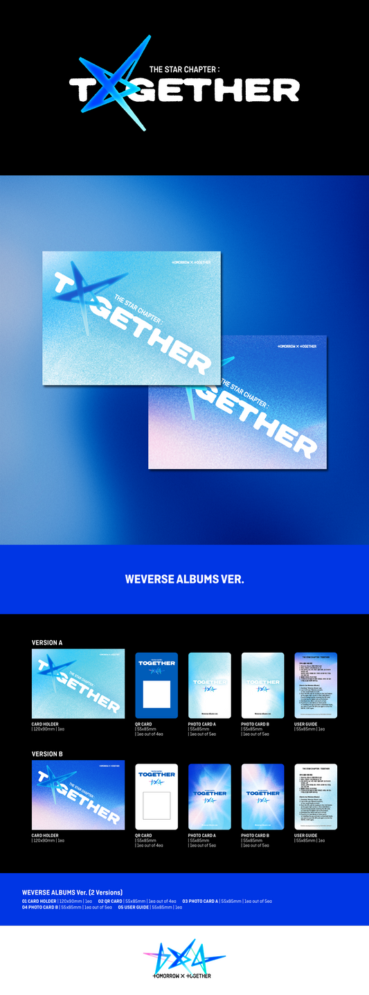[TOMORROW X TOGETHER] 별의 장 : TOGETHER (Weverse Albums ver.)