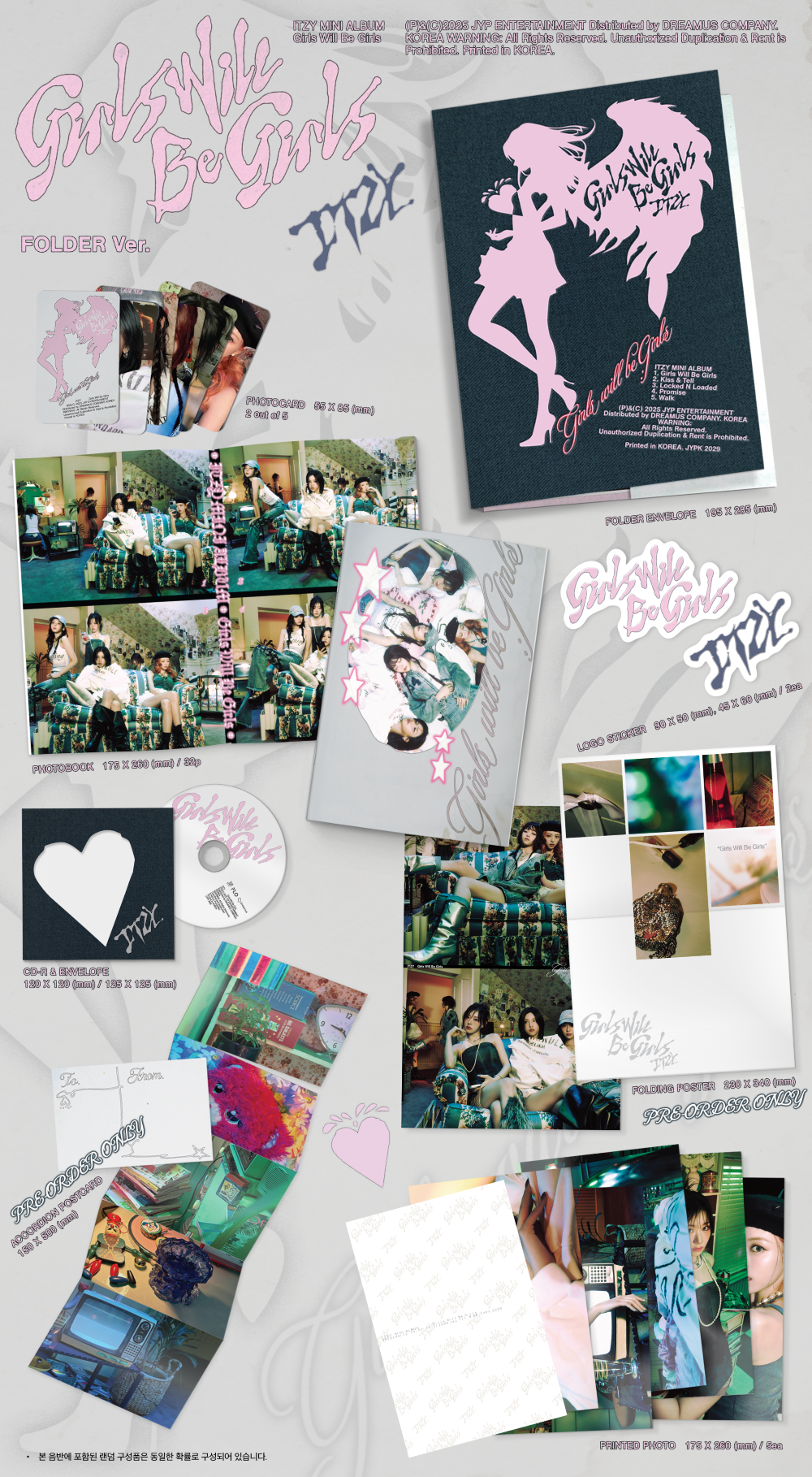 [ITZY] Girls Will Be Girls (Folder Ver.)