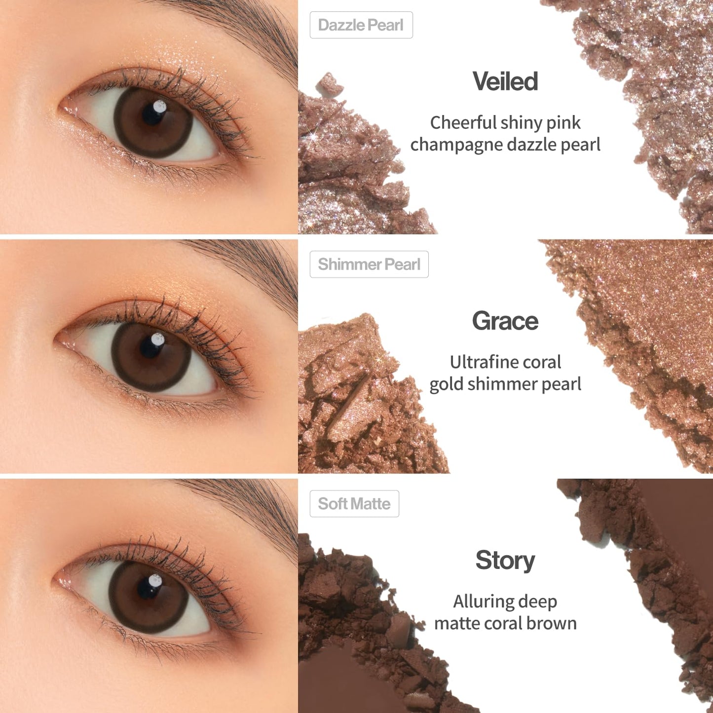 [Unleashia] Glitterpedia Eyeshadow Palette (03 All of Coralpink)