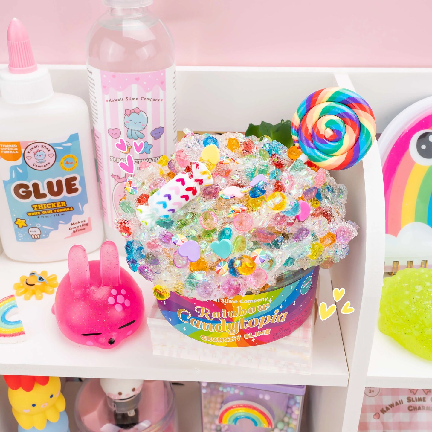 Rainbow Candytopia Crunchy Signature Dome™ Slime