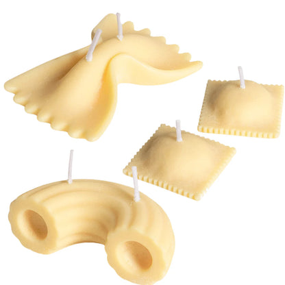 La Pasta Candle Collection – Farfalle, Ravioli & Rigatoni