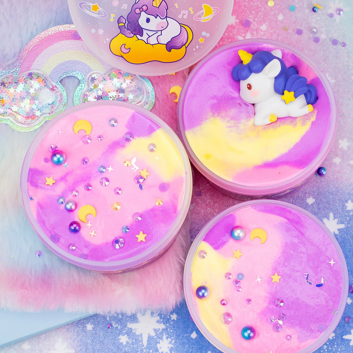 Unicorn Tales Moonlit Melody Butter Signature Dome™ Slime