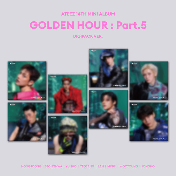 [ATEEZ] GOLDEN HOUR : Part.5 (DIGIPACK VER.)