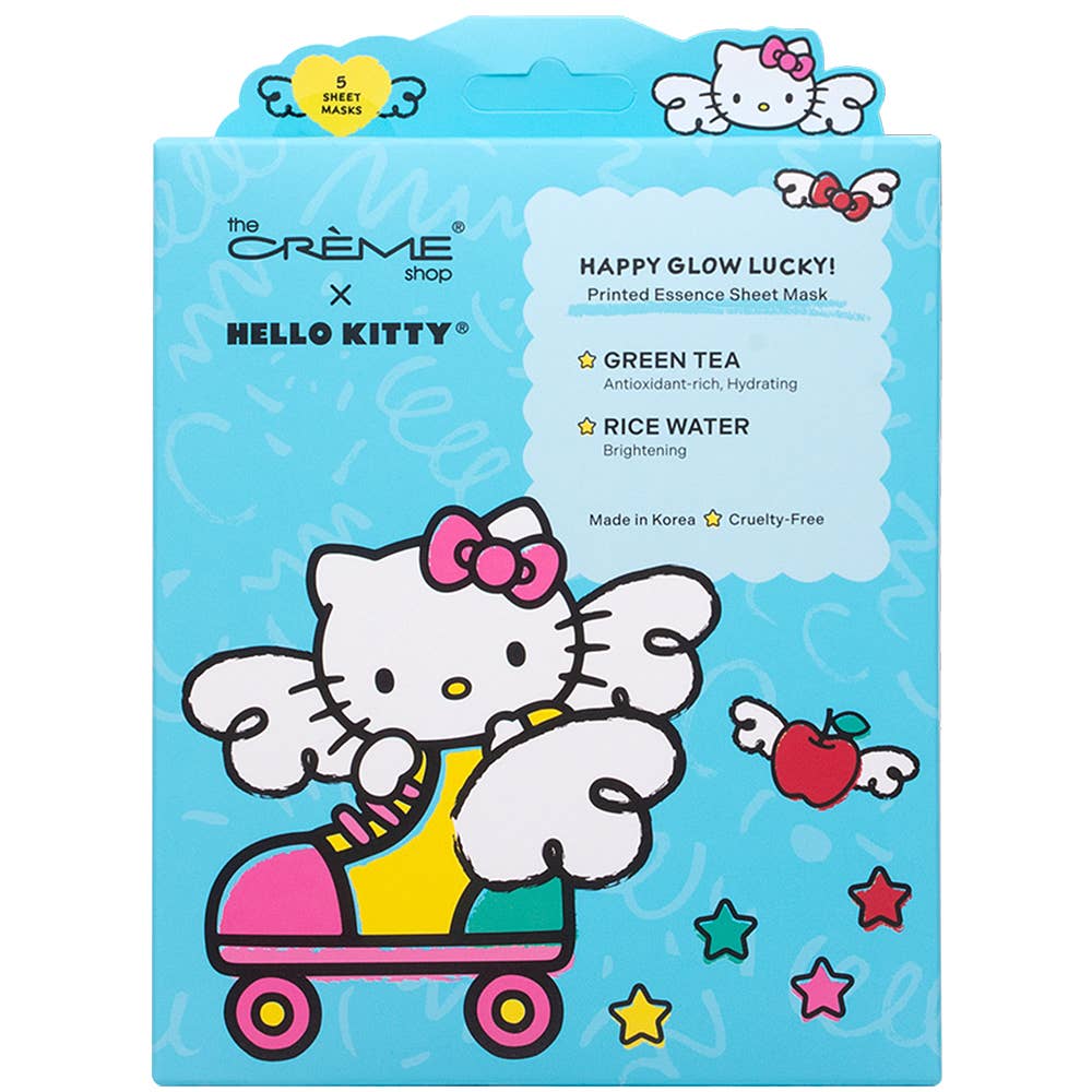 [The Crème Shop] Hello Kitty | Happy Glow Lucky Sheet Mask (5 Pack)