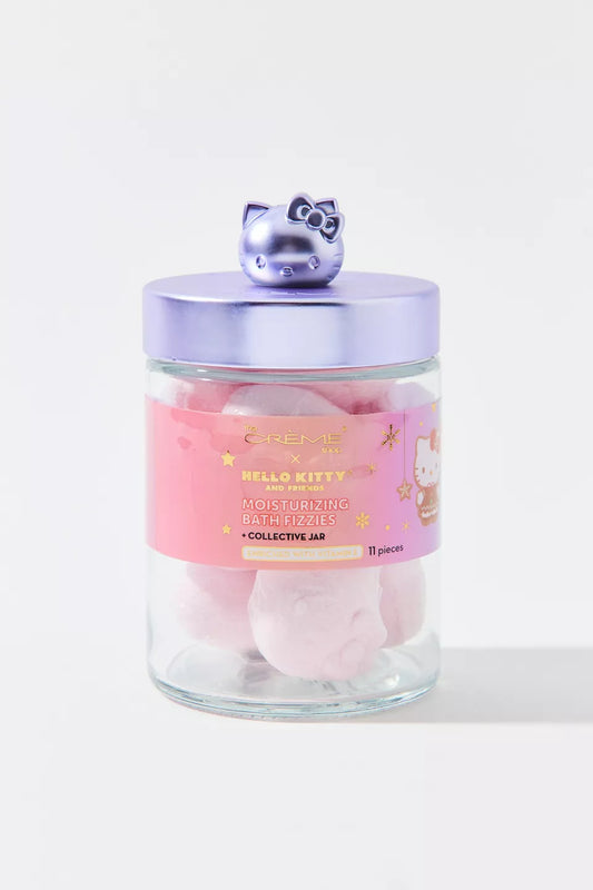 [The Crème Shop] Hello Kitty Moisturizing Bath Fizzy Set
