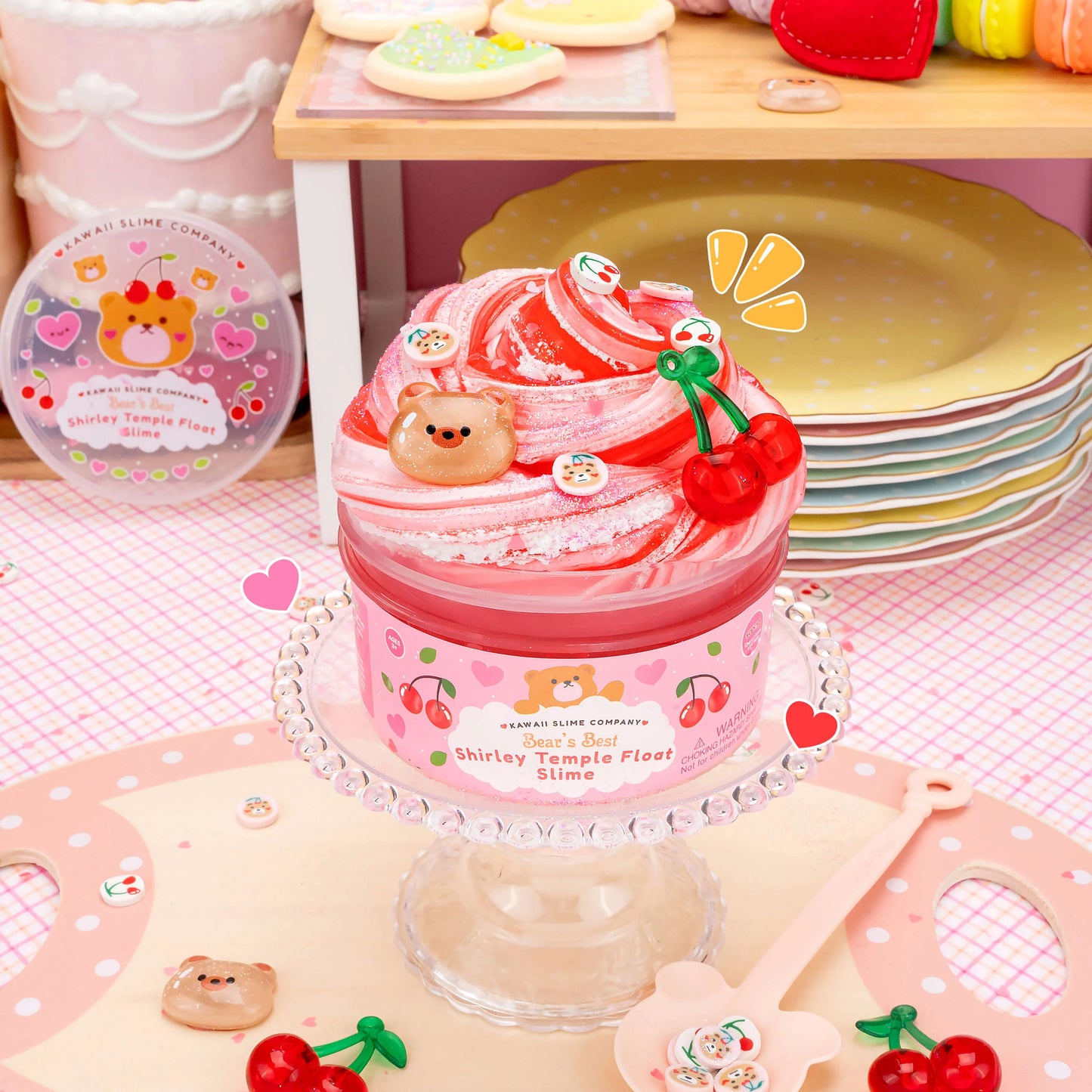 Bears Best Shirley Temple Float 2 Slimes In 1 Signature Dome™ Slime