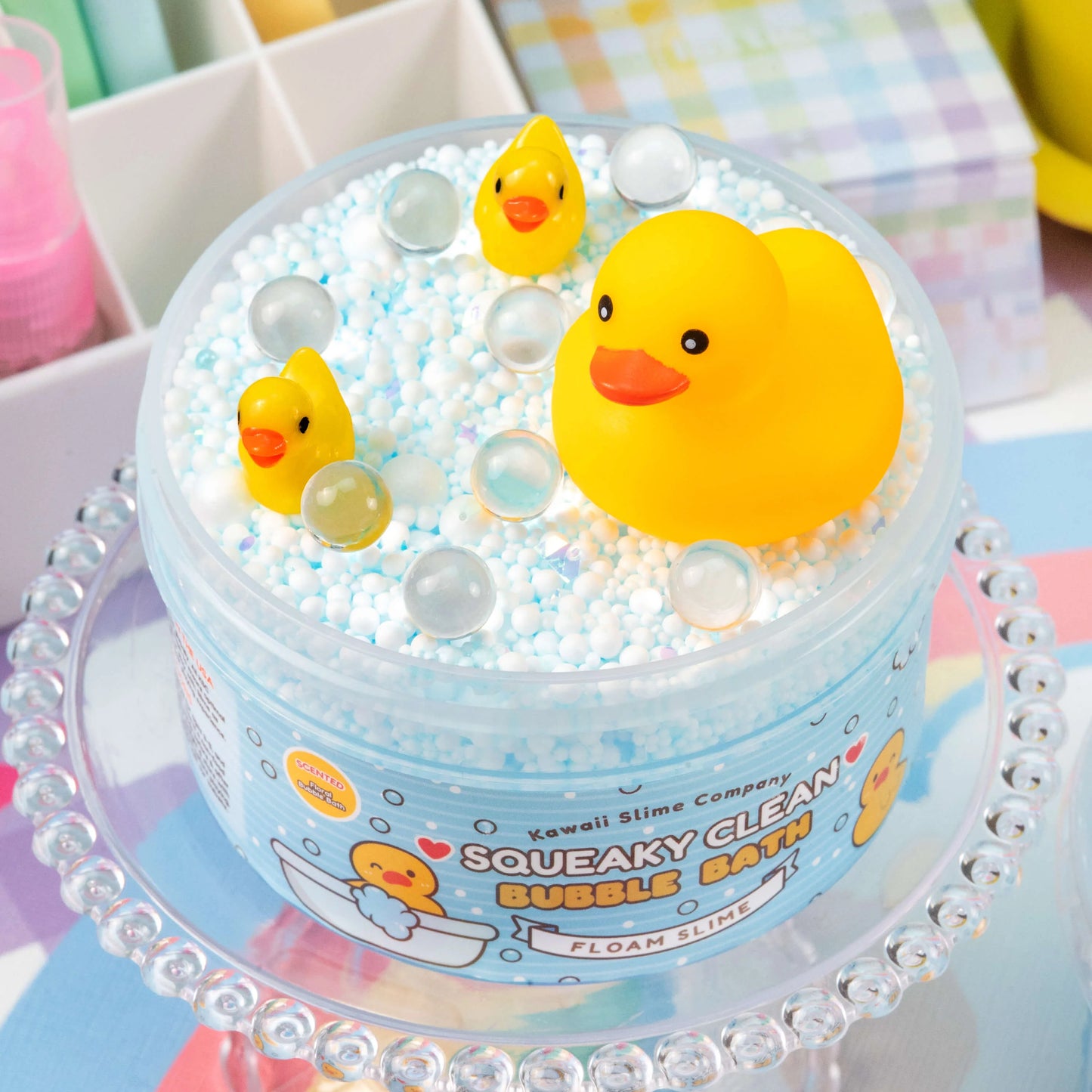 Squeaky Clean Bubble Bath Floam Signature Dome™ Slime