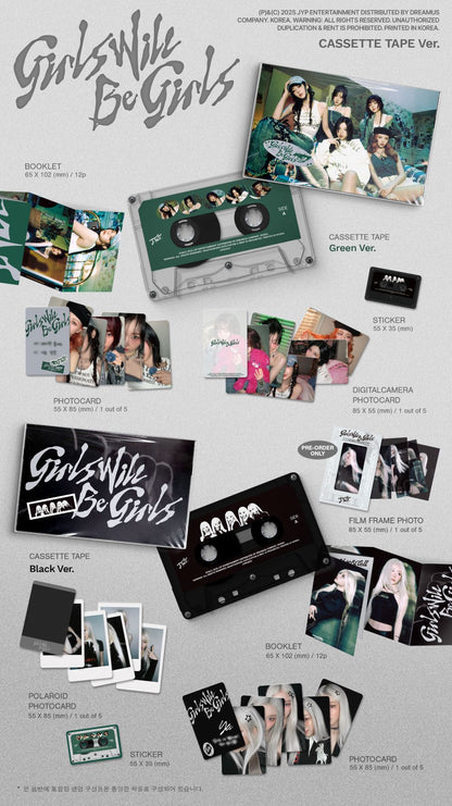 [ITZY] Girls Will Be Girls (Cassette Tape Ver.)