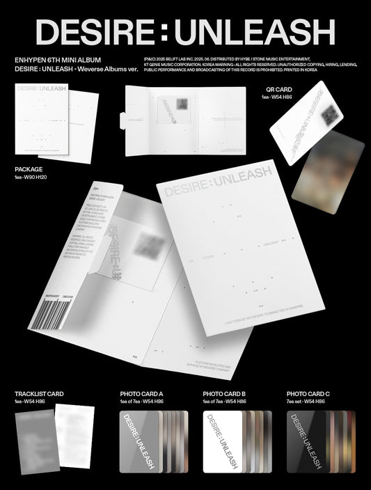 [ENHYPEN] DESIRE : UNLEASH (Weverse Albums ver.)