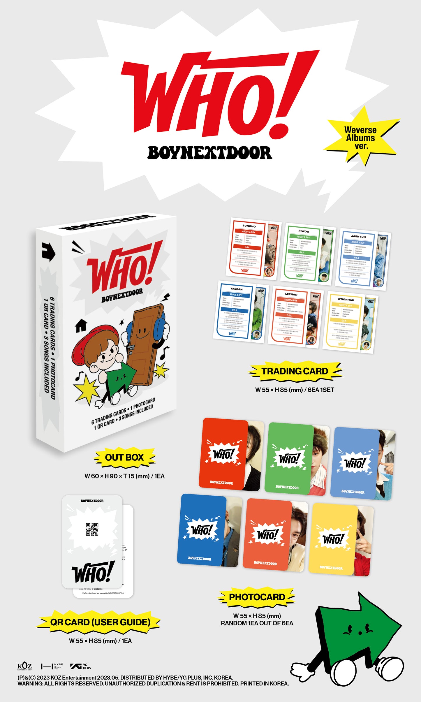 [BOYNEXTDOOR] WHO! (Weverse Albums ver.)
