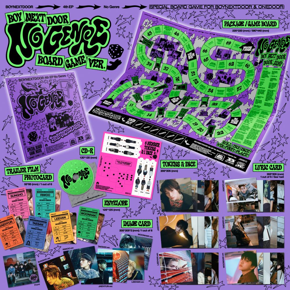 [BOYNEXTDOOR] No Genre (Board Game ver.)