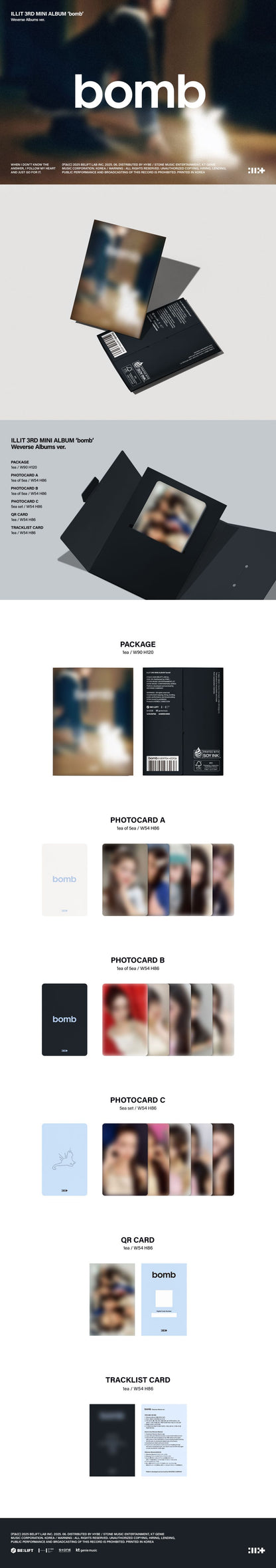 [ILLIT] bomb (Weverse Albums ver.)