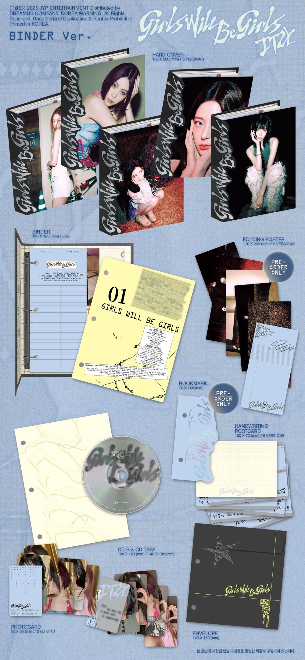 [ITZY] Girls Will Be Girls (Binder Ver.)