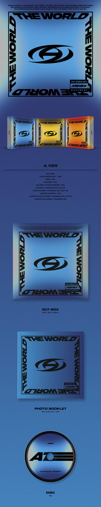 [ATEEZ] THE WORLD EP.1 : MOVEMENT