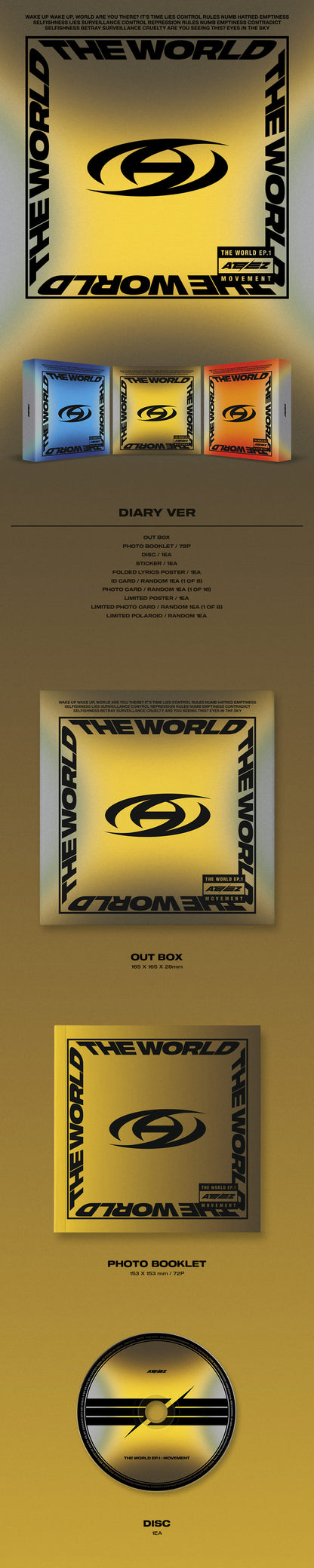 [ATEEZ] THE WORLD EP.1 : MOVEMENT