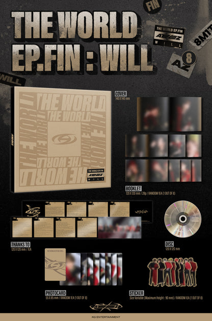 [ATEEZ] THE WORLD EP.FIN : WILL (Digipak ver.)