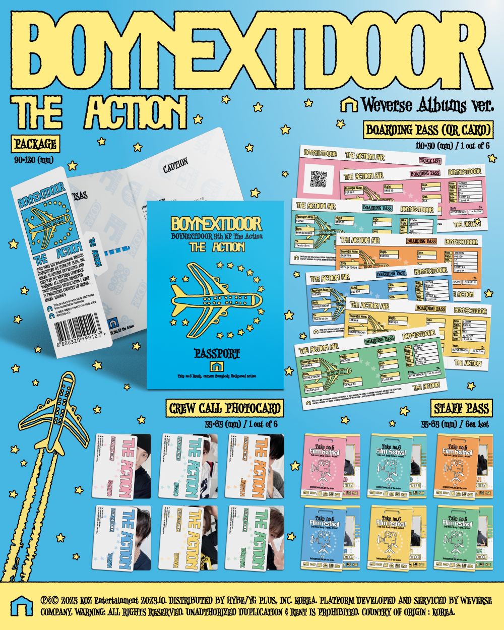 [BOYNEXTDOOR] The Action (Weverse Albums ver.)