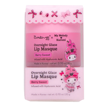 [The Crème Shop] My Melody | Overnight Glaze Lip Mask (Berry Sweet)