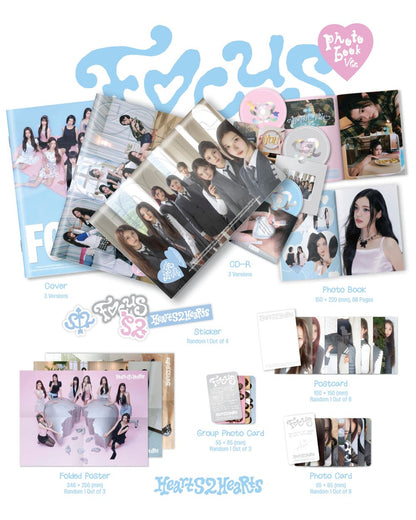 [Hearts2Hearts] FOCUS (Photobook Ver.)