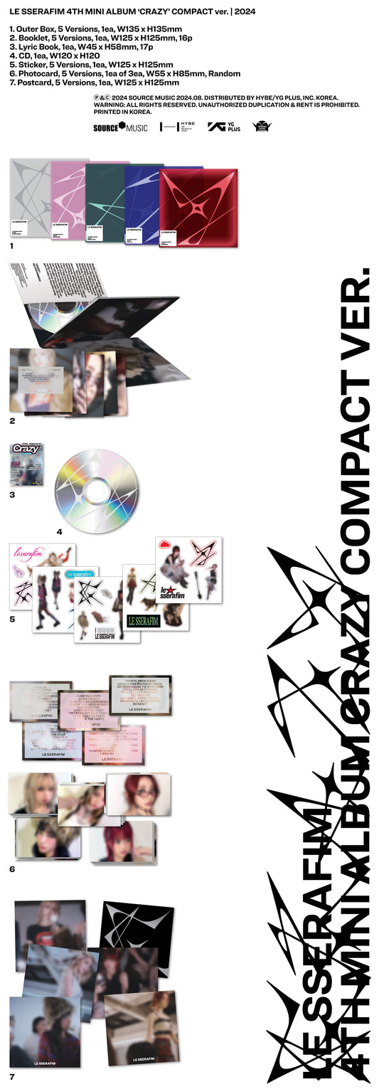 [LE SSERAFIM] CRAZY (COMPACT ver.)
