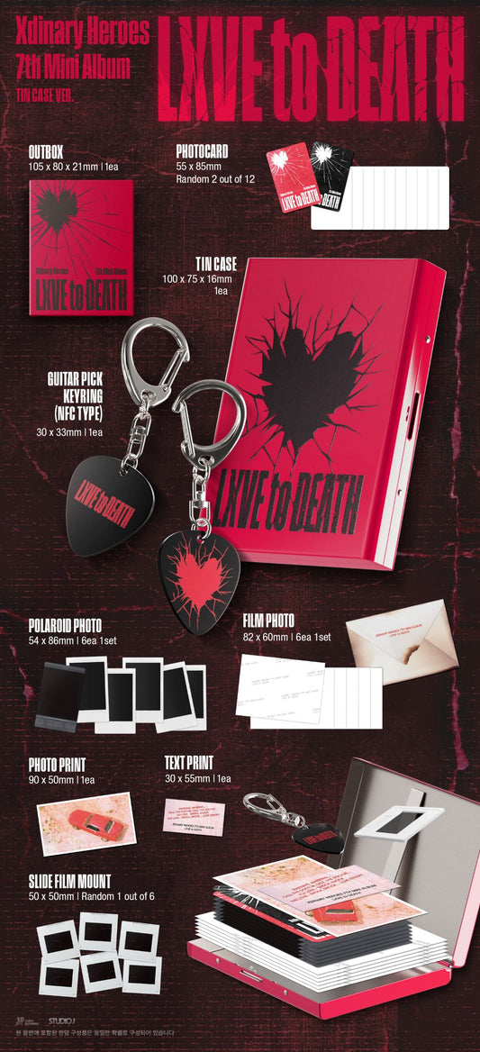 [Xdinary Heroes] LXVE to DEATH (Tin Case ver.)