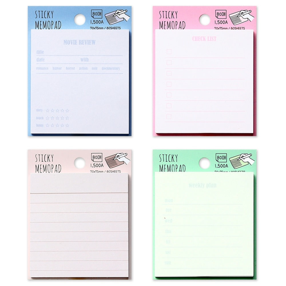 Sticky Memo Pad