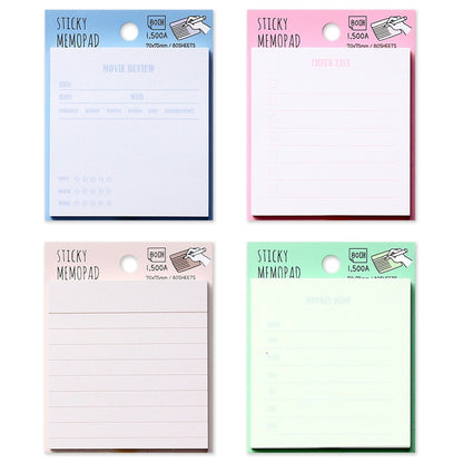 Sticky Memo Pad