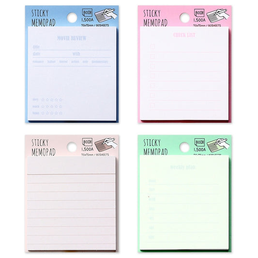 Sticky Memo Pad