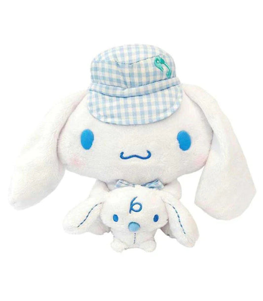 Cinnamoroll 8 Inch Plush Cinnamoroll And Milk Gingham Hat