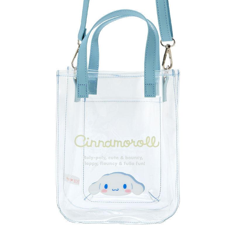 Clear Handbag with Shoulder Strap Cinnamoroll Sanrio