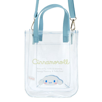 Clear Handbag with Shoulder Strap Cinnamoroll Sanrio